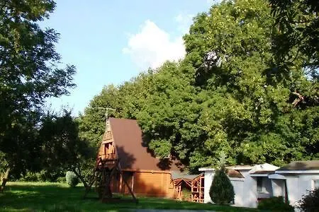 Drewniany Domek W Ogrodzie - Pół Bliźniaka Domek alpejski *