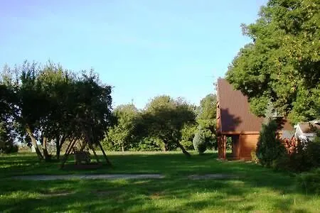 Drewniany Domek W Ogrodzie - Pół Bliźniaka Domek alpejski
